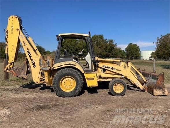 Komatsu WB140 Товарач със заден ексватор