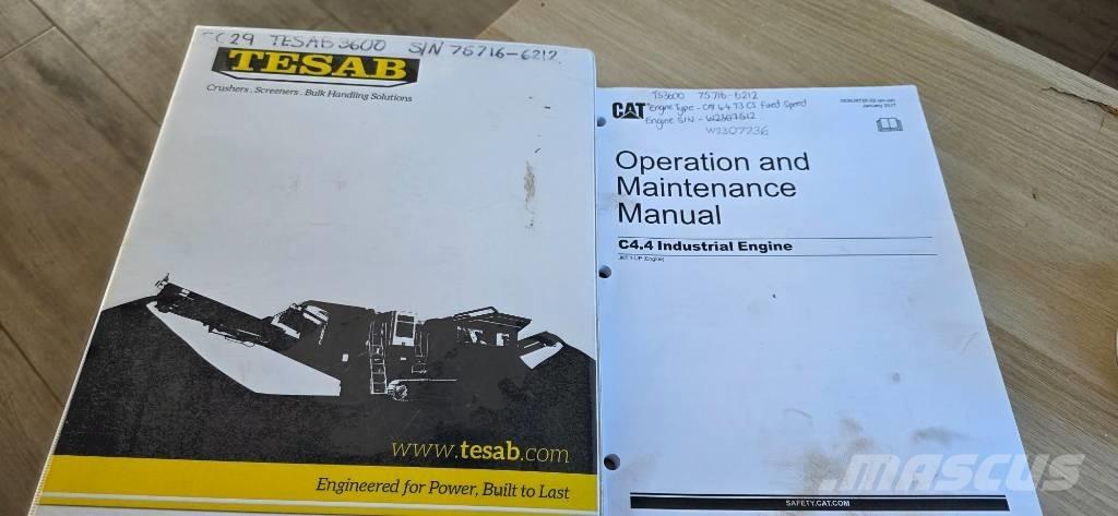 Tesab TS3600 Пресяващи и Сортиращи