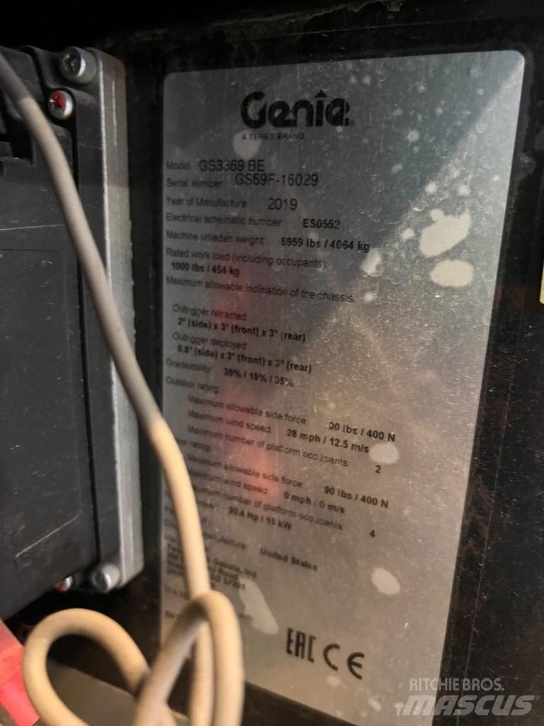 Genie GS 3369 BE Ножични работни платформи