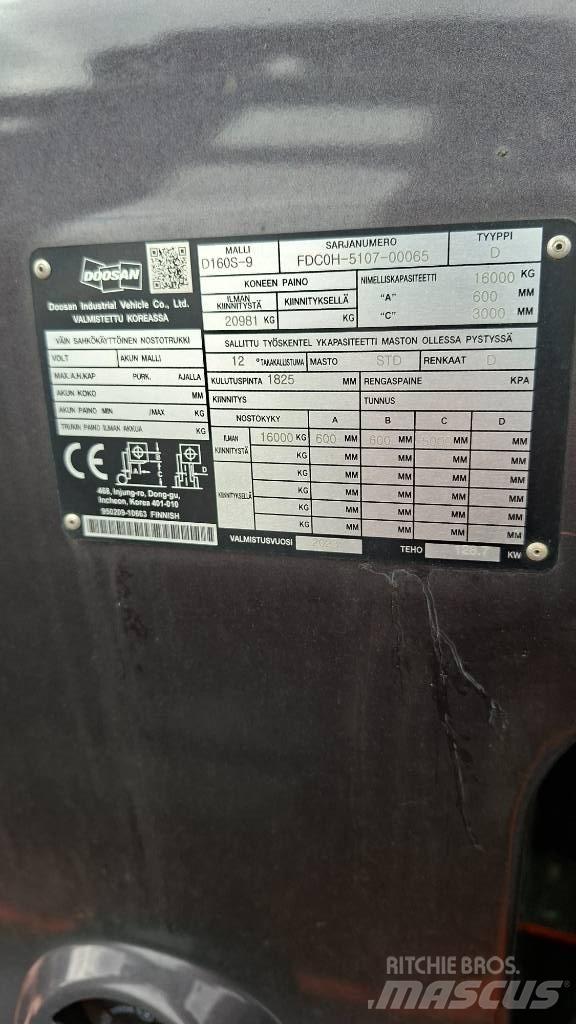 Doosan D160S-9 Дизелови камиони