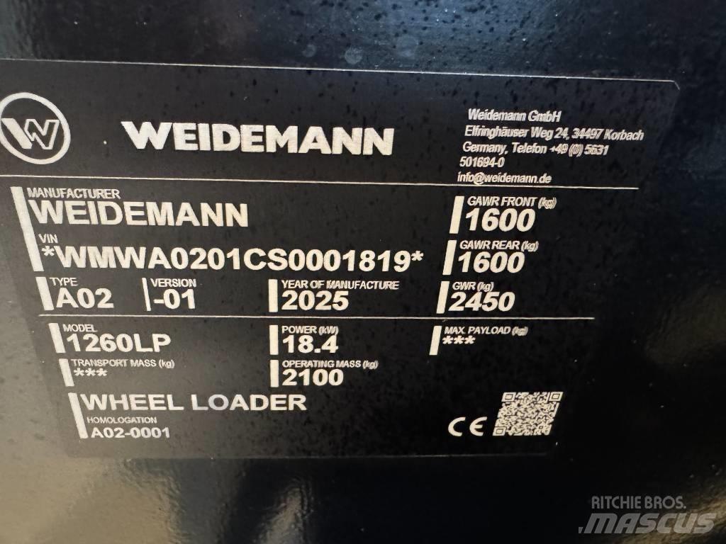 Weidemann 1260 LP Многофункционални товарачи