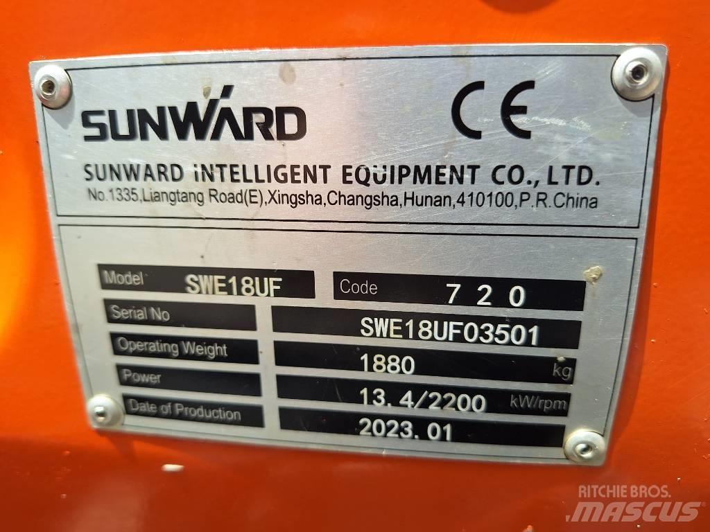 Sunward SWE 18 UF Мини екскаватори < 7 т