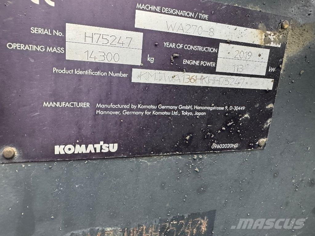 Komatsu WA 270-8 Колесни товарачи