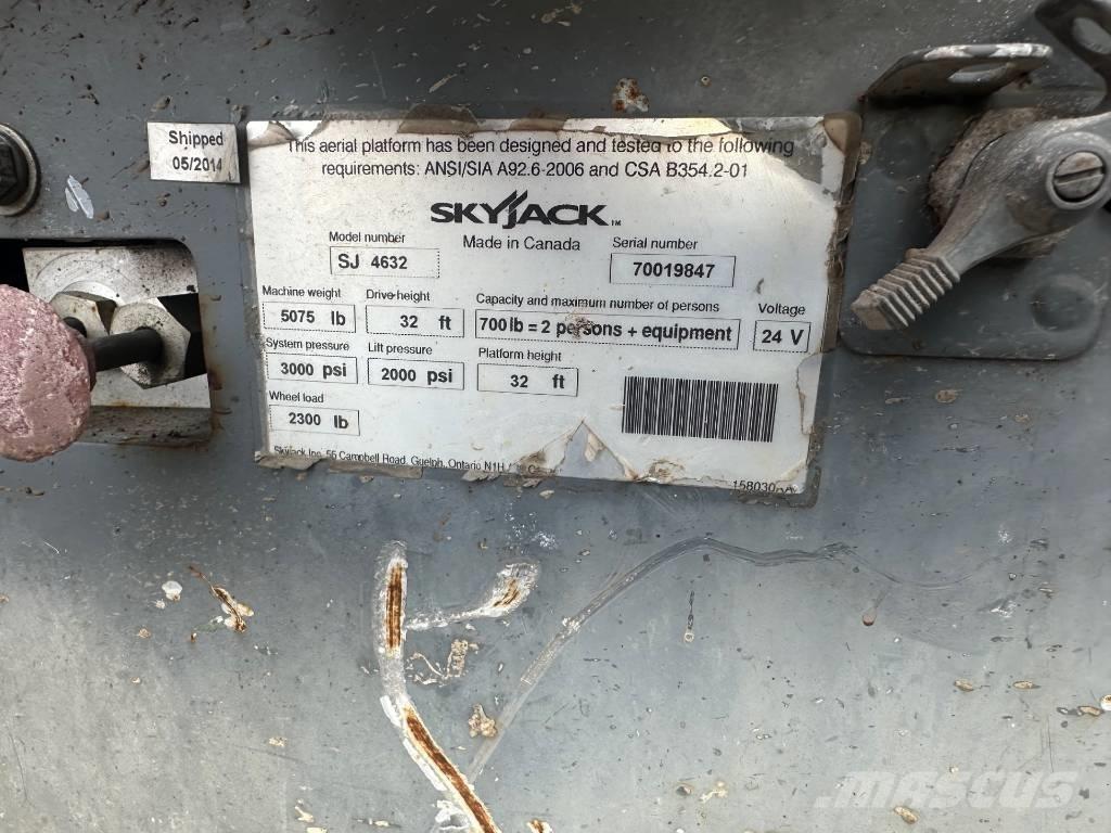 SkyJack SJ 4632 Ножични работни платформи