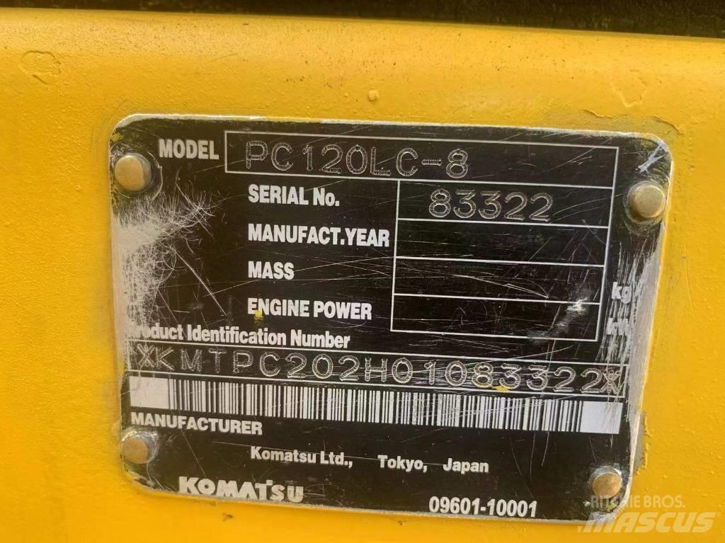 Komatsu PC 120-8 Средни екскаватори 7т - 12т