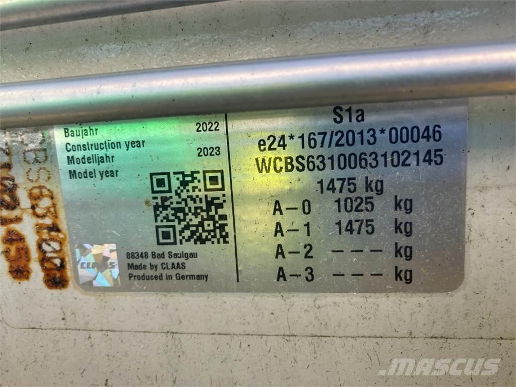 CLAAS VOLTO 1300 T Гребла и сенообръщачки