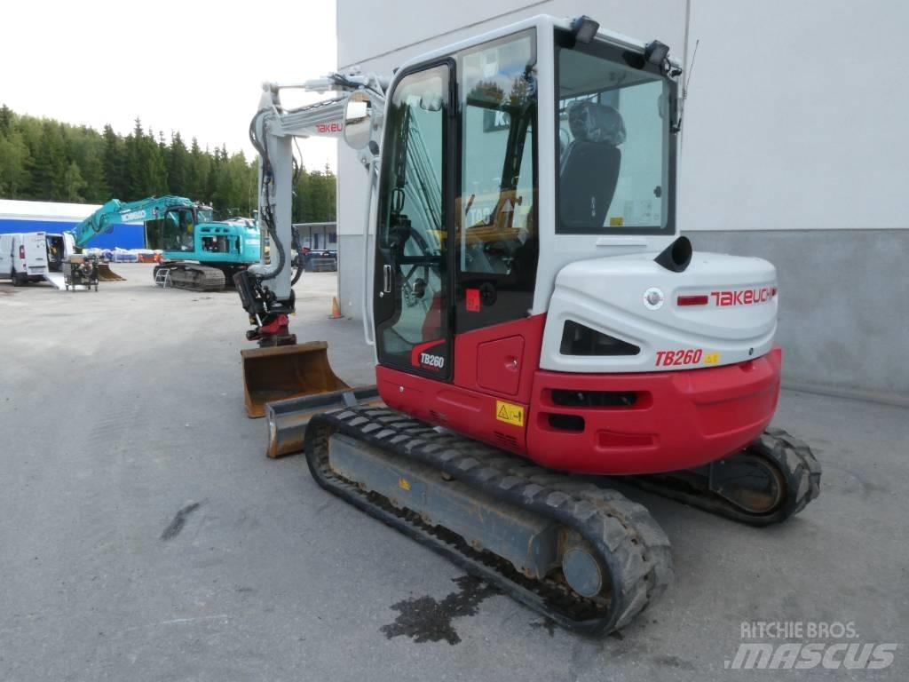 Takeuchi TB260 Мини екскаватори < 7 т