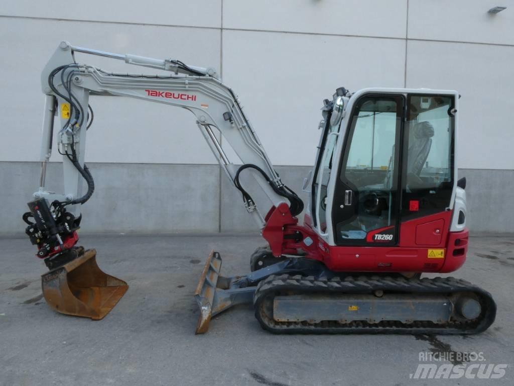 Takeuchi TB260 Мини екскаватори < 7 т