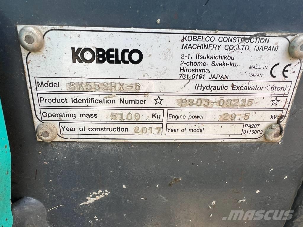 Kobelco SK 55 SRX-6 Мини екскаватори < 7 т
