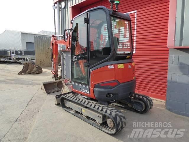 Kubota U 27-4 Мини екскаватори < 7 т
