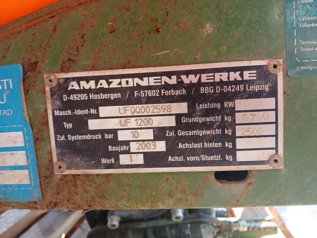 Amazone UF 1200 15m Навесни пръскачки
