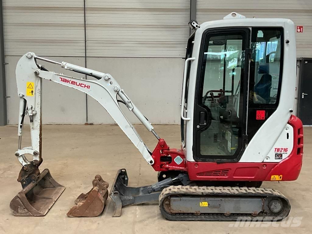 Takeuchi TB 216 Мини екскаватори < 7 т