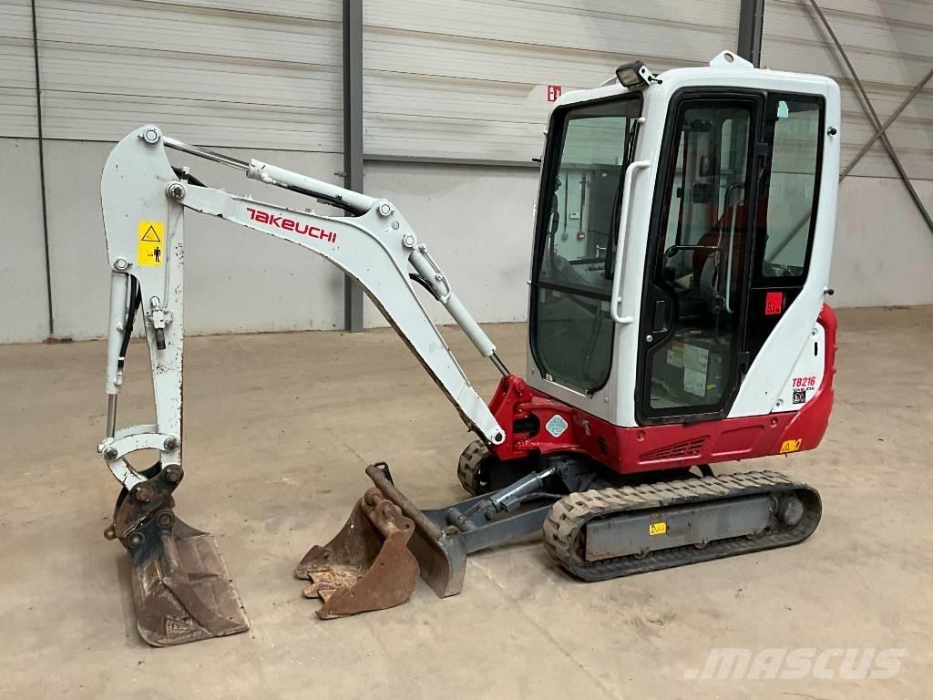 Takeuchi TB 216 Мини екскаватори < 7 т