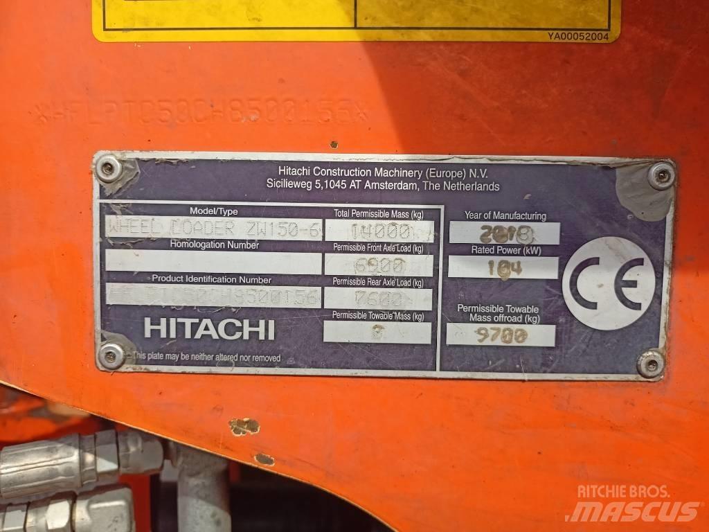 Hitachi ZW150 Колесни товарачи