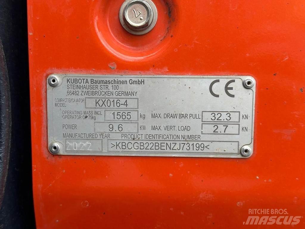 Kubota KX016-4 Мини екскаватори < 7 т