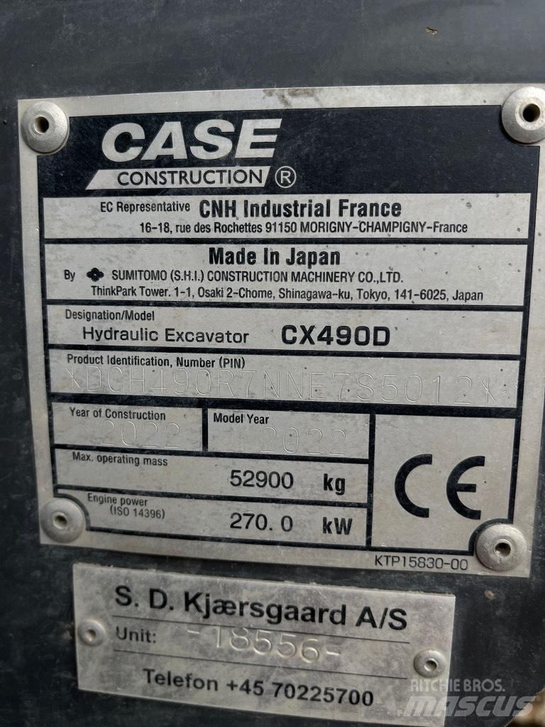 CASE CX 490 D Верижен екскаватор