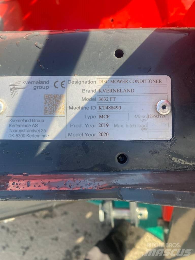Kverneland 3632Ft Кондиционери за косачки