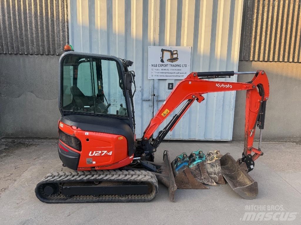 Kubota U 27 Мини екскаватори < 7 т
