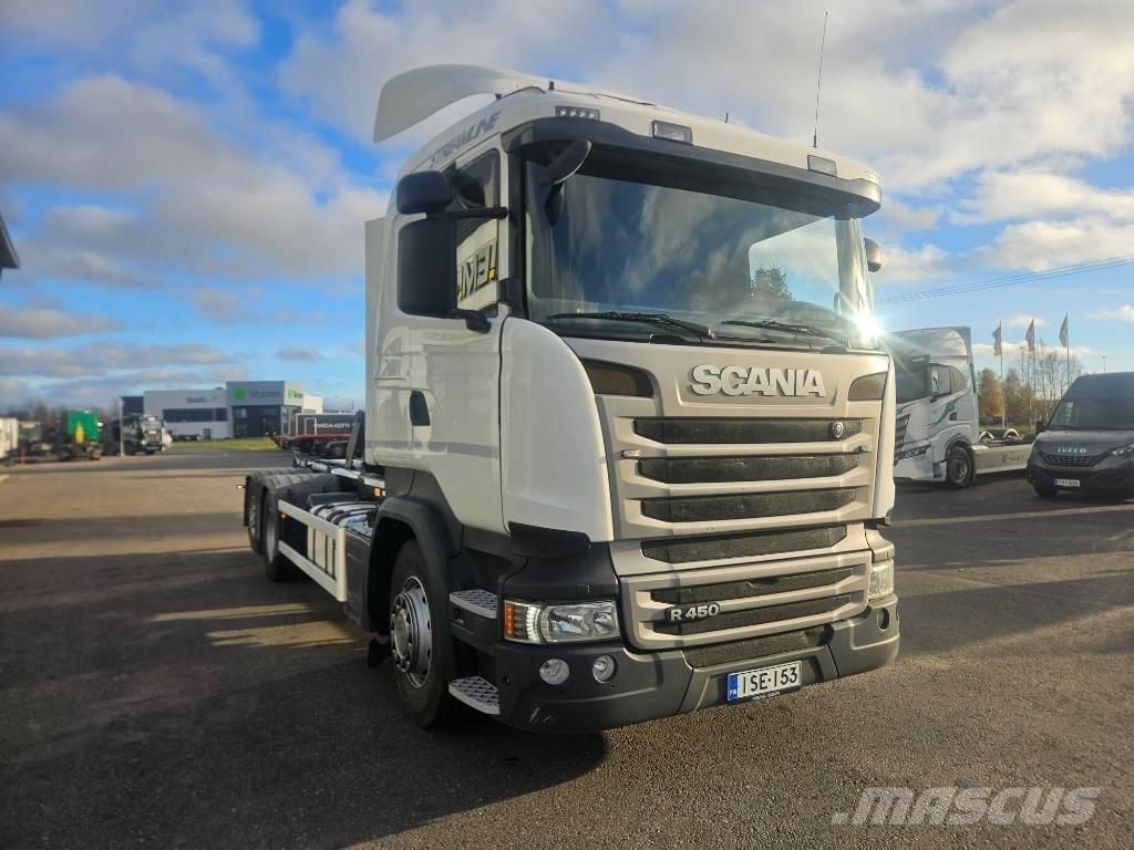 Scania R 450 6x2*4 Камиони с кран с кука