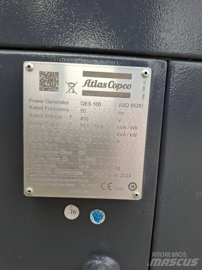 Atlas Copco QES 100 Дизелови генератори
