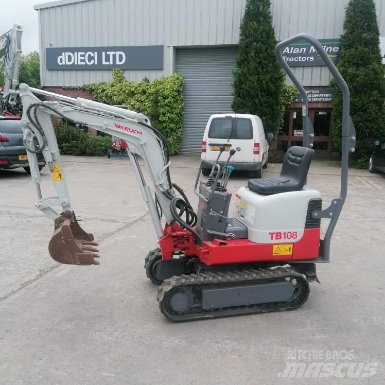 Takeuchi TB108 Мини екскаватори < 7 т