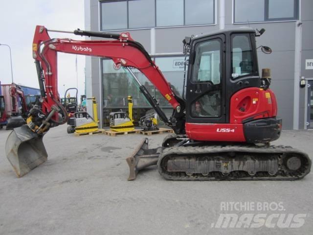 Kubota U 55-4 Мини екскаватори < 7 т