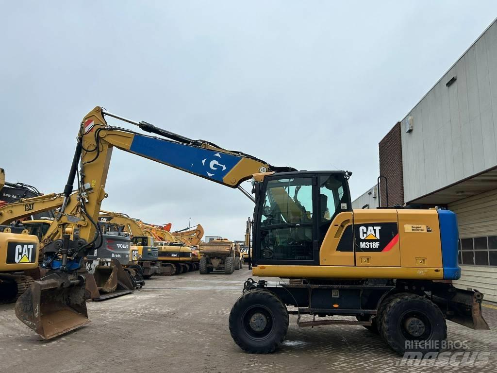 CAT M 318 F Колесни екскаватори