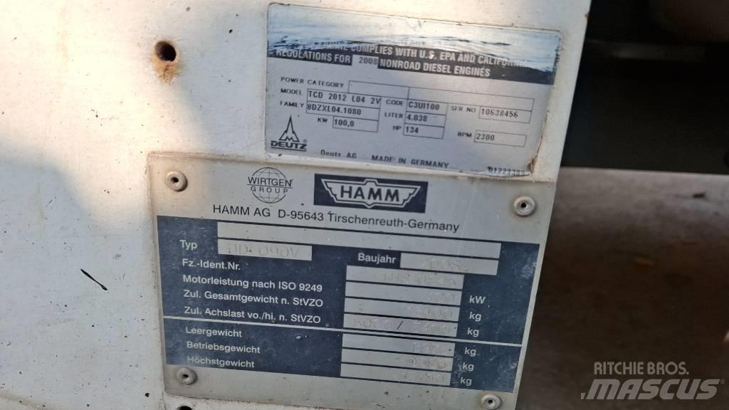 Hamm HDO 90 V Двойни барабанни ролки
