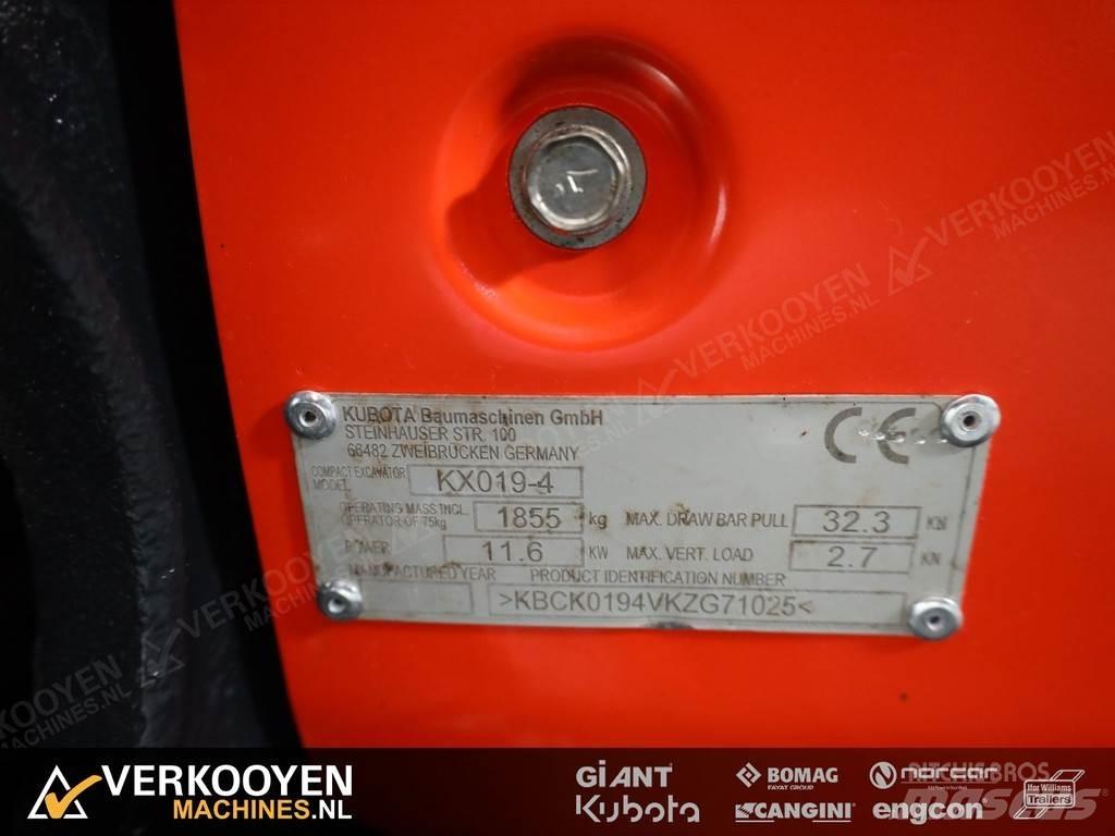 Kubota KX019-4 Мини екскаватори < 7 т