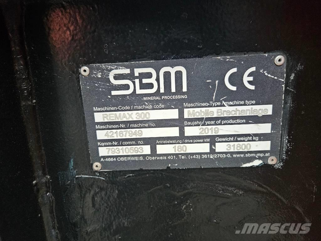 SBM Remax 300 Мобилни трошачки
