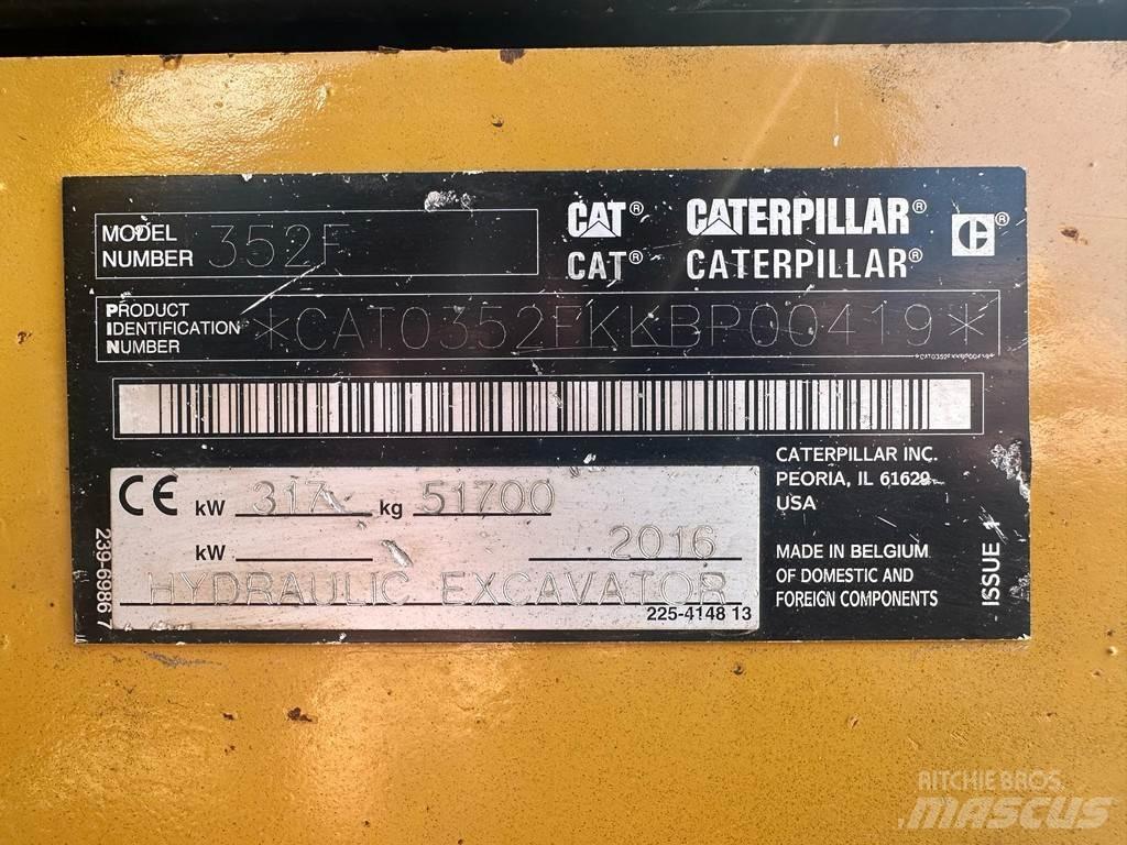 CAT 352F Верижен екскаватор