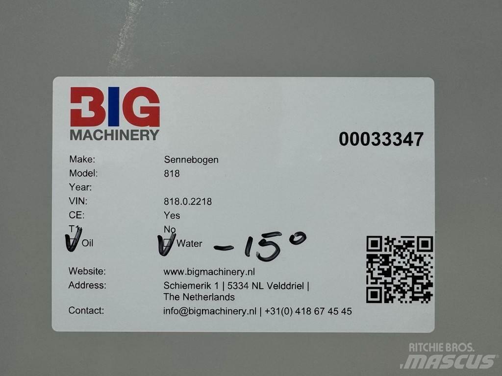 Sennebogen 818E Колесни екскаватори