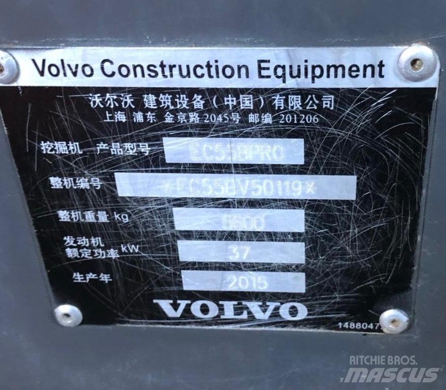 Volvo ECR 55 Мини екскаватори < 7 т
