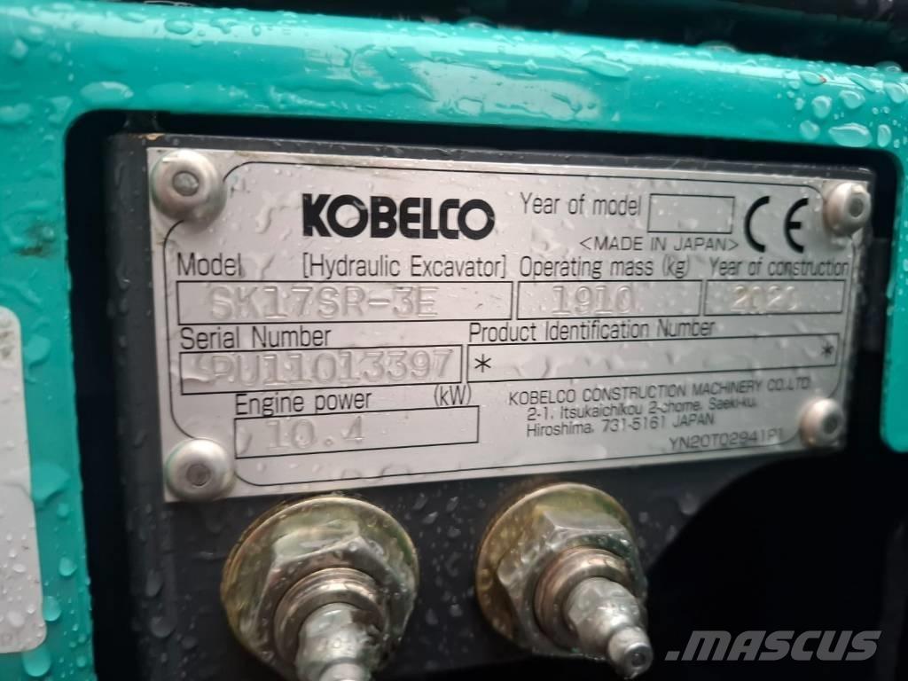 Kobelco SK 17 SR-3E Мини екскаватори < 7 т