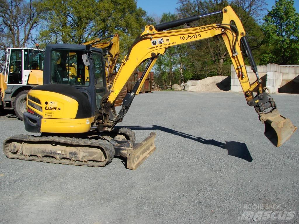Kubota U 55-4 Мини екскаватори < 7 т