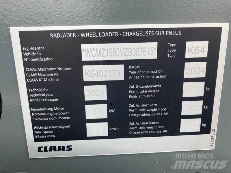 CLAAS TORION 530 Колесни товарачи