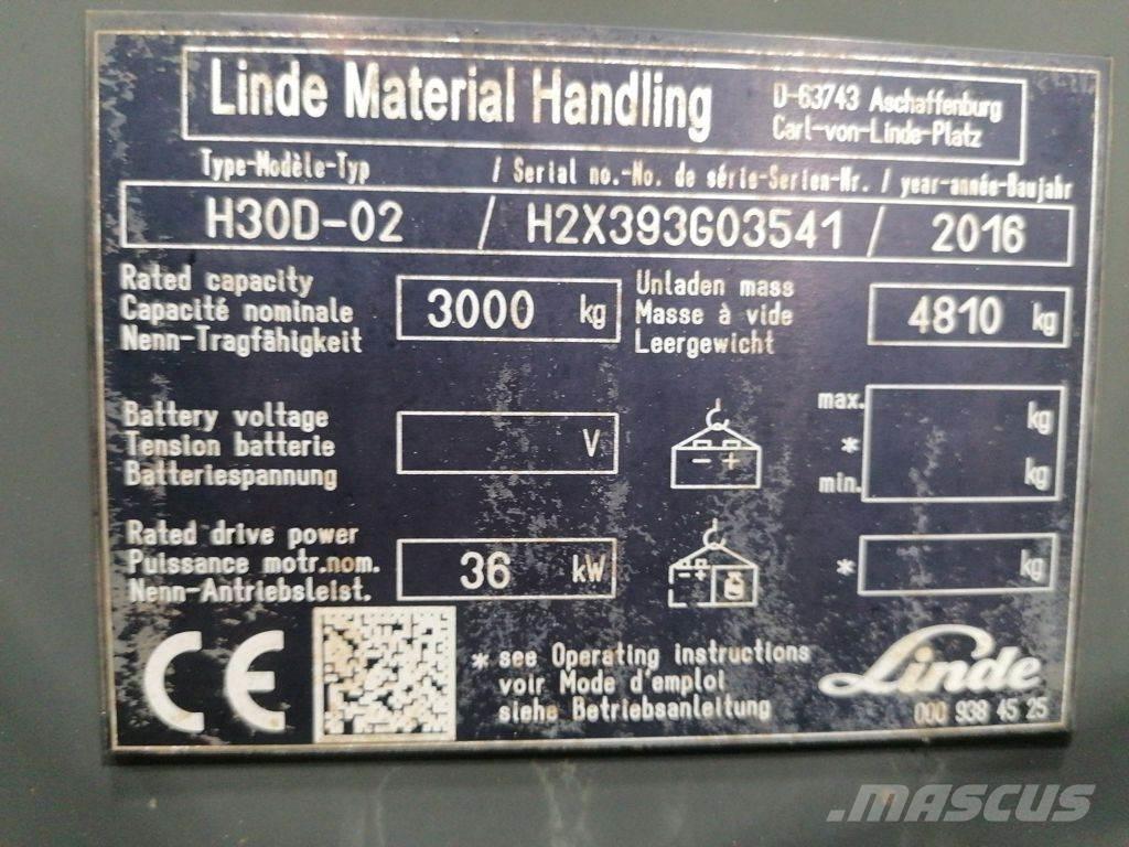 Linde H30D-02 Дизелови камиони