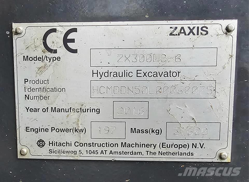 Hitachi ZX 300 LC-6 Верижен екскаватор