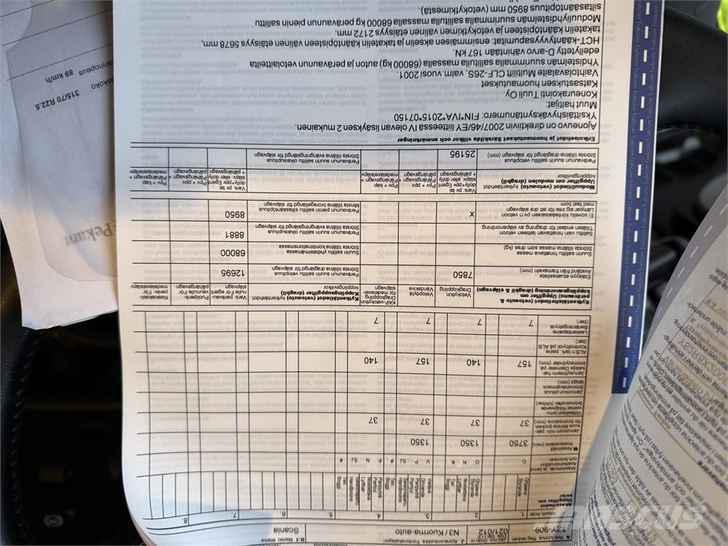 Scania R 580 8X2 Разглобяеми надстойки