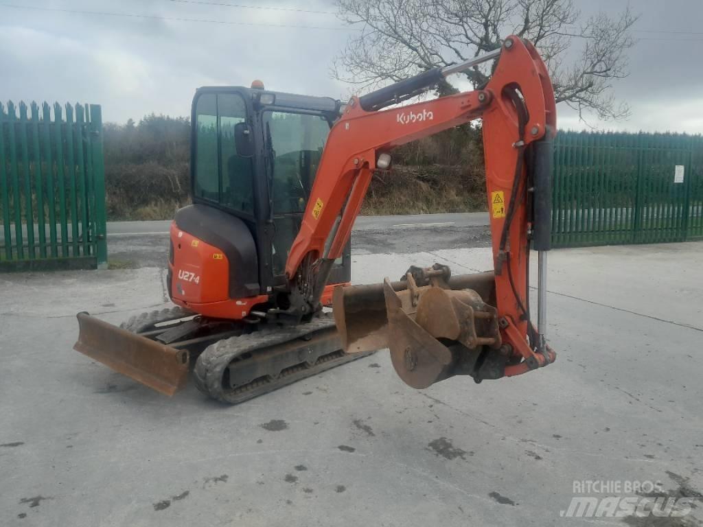 Kubota U 27-4 Мини екскаватори < 7 т
