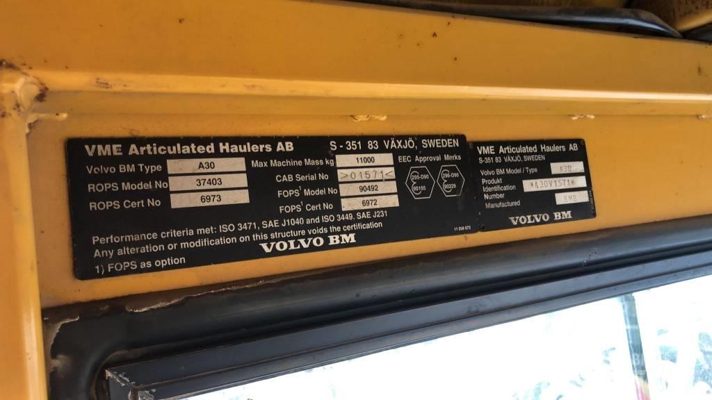 Volvo A 30 Дъмпери/моторни превозни средства