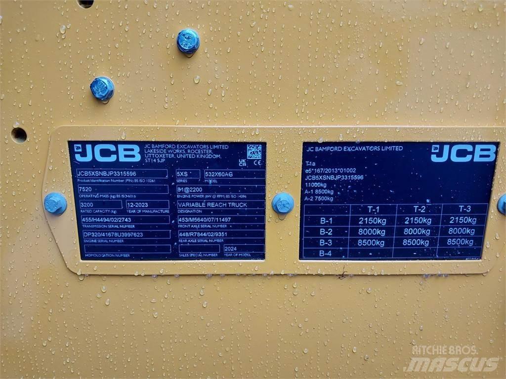 JCB 532-60 AGRI Телескопични товарачи