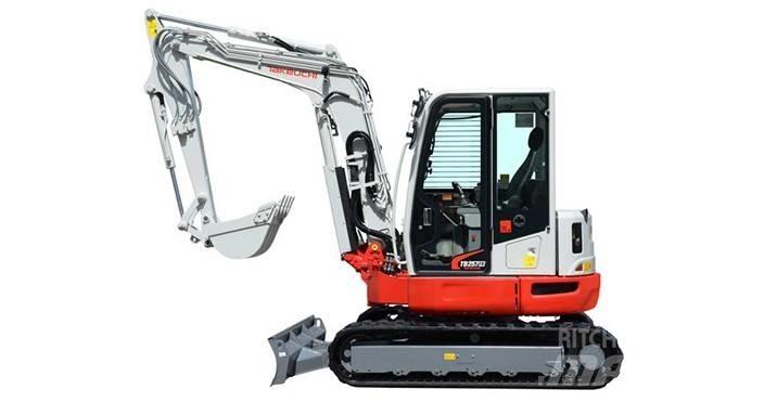 Takeuchi TB257FR Мини екскаватори < 7 т