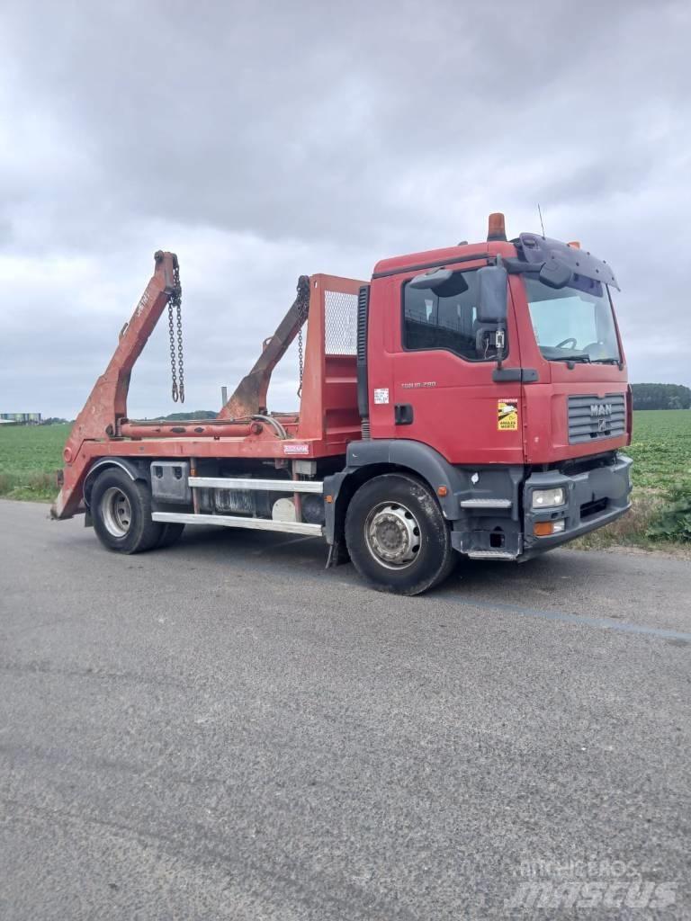 MAN TGM 18.280 Камиони със скипов подемник