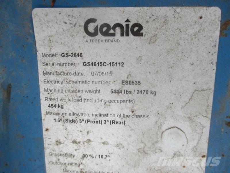 Genie GS 2646 Ножични работни платформи