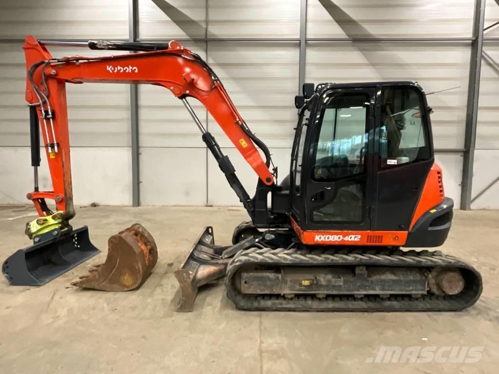 Kubota KX 080-4 A 2 Средни екскаватори 7т - 12т