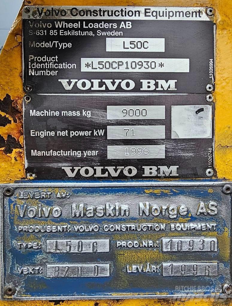 Volvo L 50 C Колесни товарачи