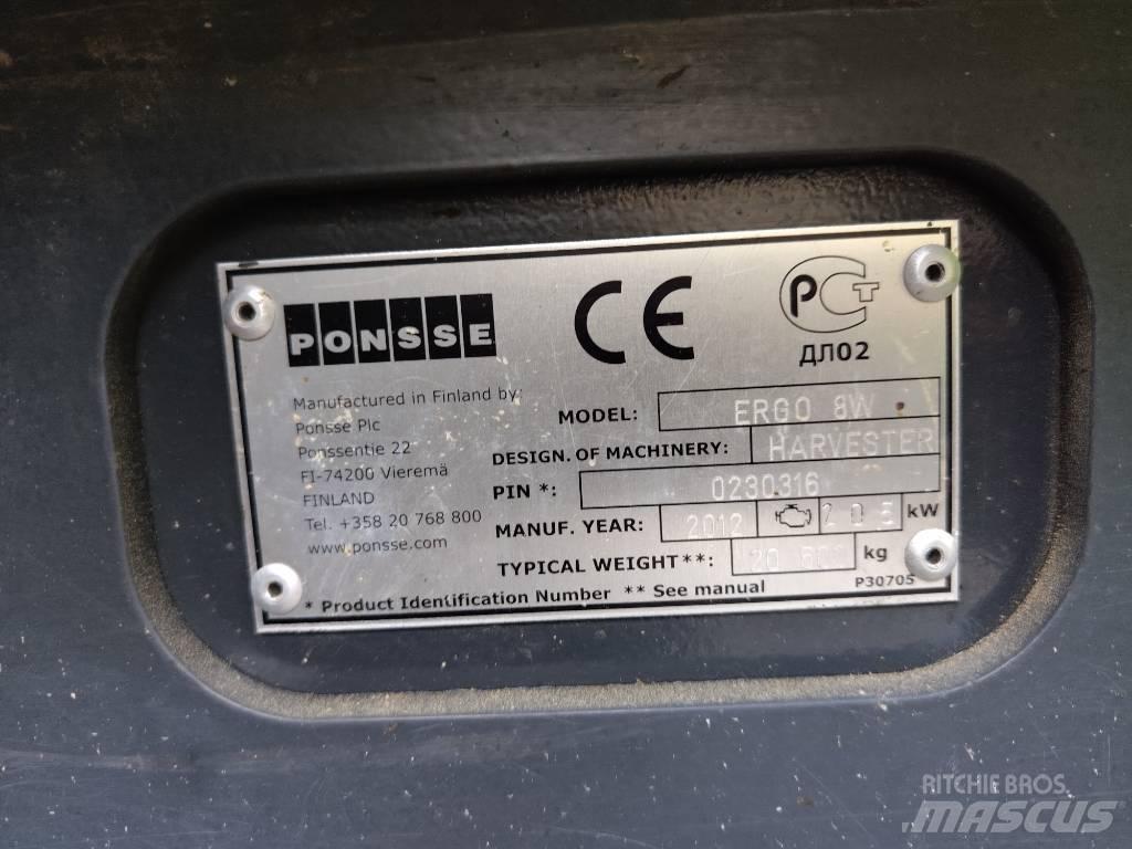 Ponsse ERGO 8W Харвестери