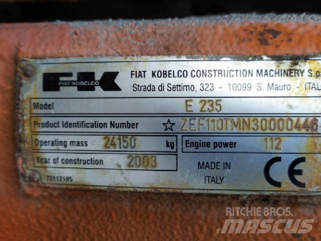 Fiat-Kobelco E 235 Верижен екскаватор