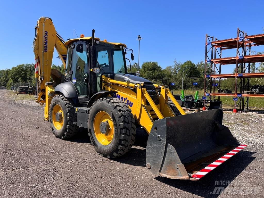 Komatsu Wb97S 8E0 Товарач със заден ексватор